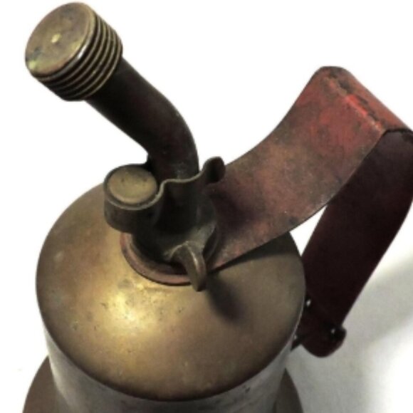 Vintage Blow Torch Scovil Blue Blast 1/2 Pint Tools Industrial Decor Rep… - Picture 6 of 7